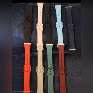 Fitbit Sense Charger and 9 Watch Bands